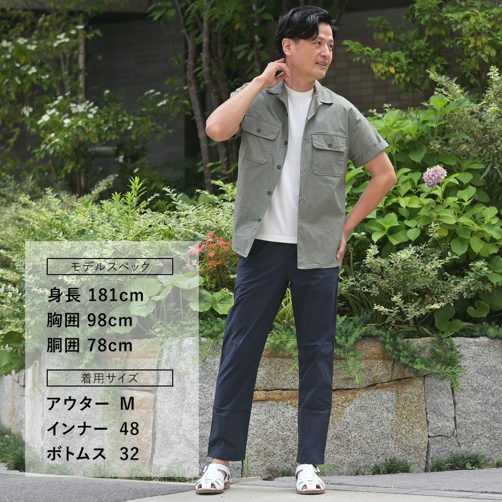 リプレイREPLAYサファリシャツメンズM4116半袖シャツオリーブグレーコットンポリオープンカラーシャツボックスシルエット国内正規品でらでら公式ブランド