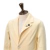 【preSALE!20%off】ラルディーニLARDINIニットジャケットメンズ2つ釦シングルフロントJBLJM56コットン100%ミラノリブイエローベージュカーディガンブート二エール付国内正規品でらでら公式ブランド