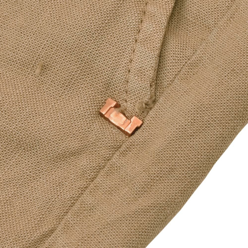 アントレアミENTREAMIS微ストレッチパンツメンズ8188モデルリネンコットンブラウンクロップド丈スリムテーパード薄手国内正規品でらでら公式ブランド