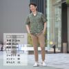 アントレアミENTREAMIS微ストレッチパンツメンズ8188モデルリネンコットンブラウンクロップド丈スリムテーパード薄手国内正規品でらでら公式ブランド