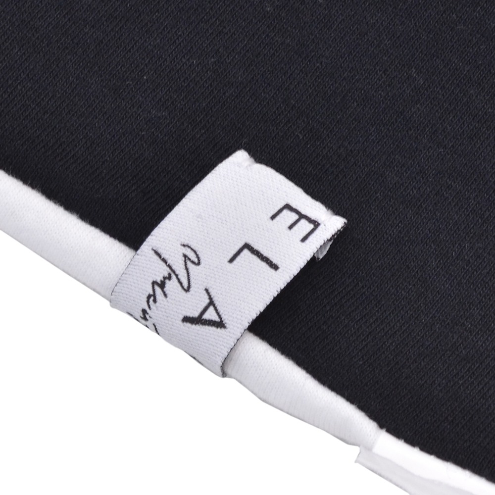 エラシオELACIOリバーシブルTシャツメンズ半袖クルーネックカットソーコットンスムースジャージーブラック×ホワイト黒×白無地デザインレギュラーシルエット国内正規品でらでら公式ブランド