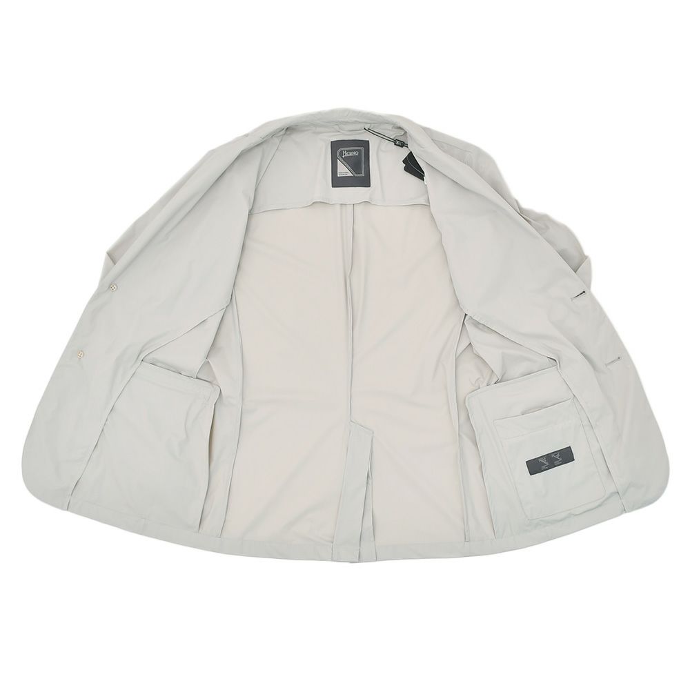 【preSALE!20%off】ヘルノHERNOナイロンジャケットメンズ2つ釦シングルフロント撥水軽量FUNCTIONALWARDROBEアイスグレーストレッチ性GA000179U国内正規品でらでら公式ブランド