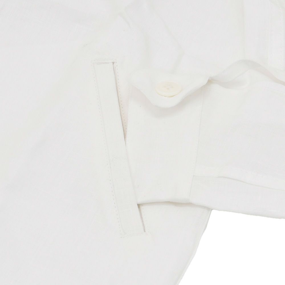 【ポイント8倍7/119:59まで】ルトラヴァイユールガリスLETRAVAILLEURGALLICEワークジャケットメンズサマーブルゾンアイリッシュリネンホワイト白ラグランスリーブ裾アジャスターリラックスフィット国内正規品でらでら公式ブランド