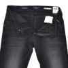 リプレイREPLAYデニムパンツメンズANBASSアンバスHYPERFLEXハイパーフレックスブラックウォッシュスリムフィットレザーパッチ国内正規品でらでら公式ブランド