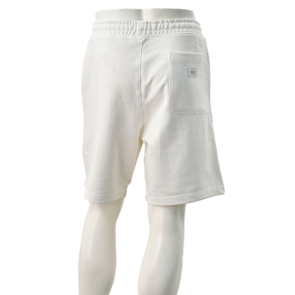 リプレイREPLAYイージーショーツメンズM9032ハーフパンツホワイト白コットンスウェットレギュラーシルエット国内正規品でらでら公式ブランド