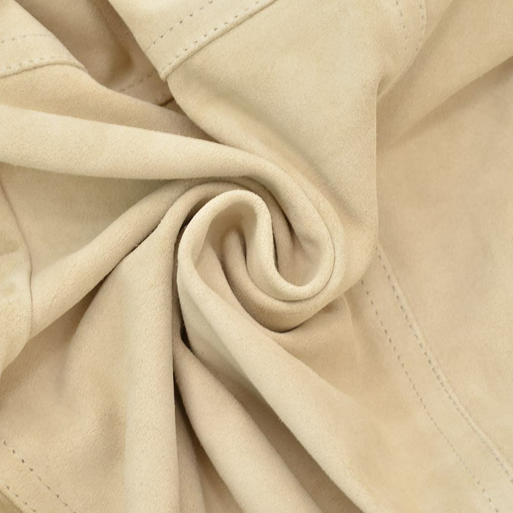 【ポイント8倍7/119:59まで】エンメティEMMETIドライビングブルゾンメンズGUS2モデルフライトジャケットA1型スペシャルカーフスキンスエードベージュスリムシルエット袖カフ仕様国内正規品でらでら公式ブランド