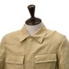 【preSALE!20%off】ベルウィッチBERWICHシャツアウターメンズワーカーマンモデルJWORKERMANワークブルソンリネンファブリックサンドベージュフラップ付き胸ポケットレギュラーフィット国内正規品でらでら公式ブランド