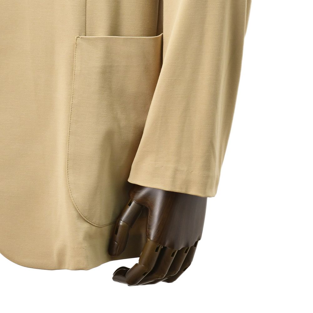 【preSALE!20%off】フィンジャックFinjackカジュアルジャケットメンズシングル2BフロントSGSNモデルベージュ筒袖レーヨンジャージー生地サマージャケットストレッチ国内正規品でらでら公式ブランド