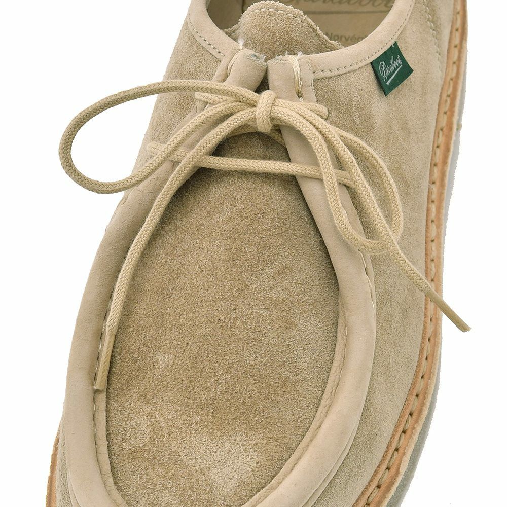 パラブーツPARABOOTチロリアンシューズメンズMICKAミクカライトベージュベロアスエードレザーARIOラバーソールレースアップフランス製国内正規品でらでら公式ブランド