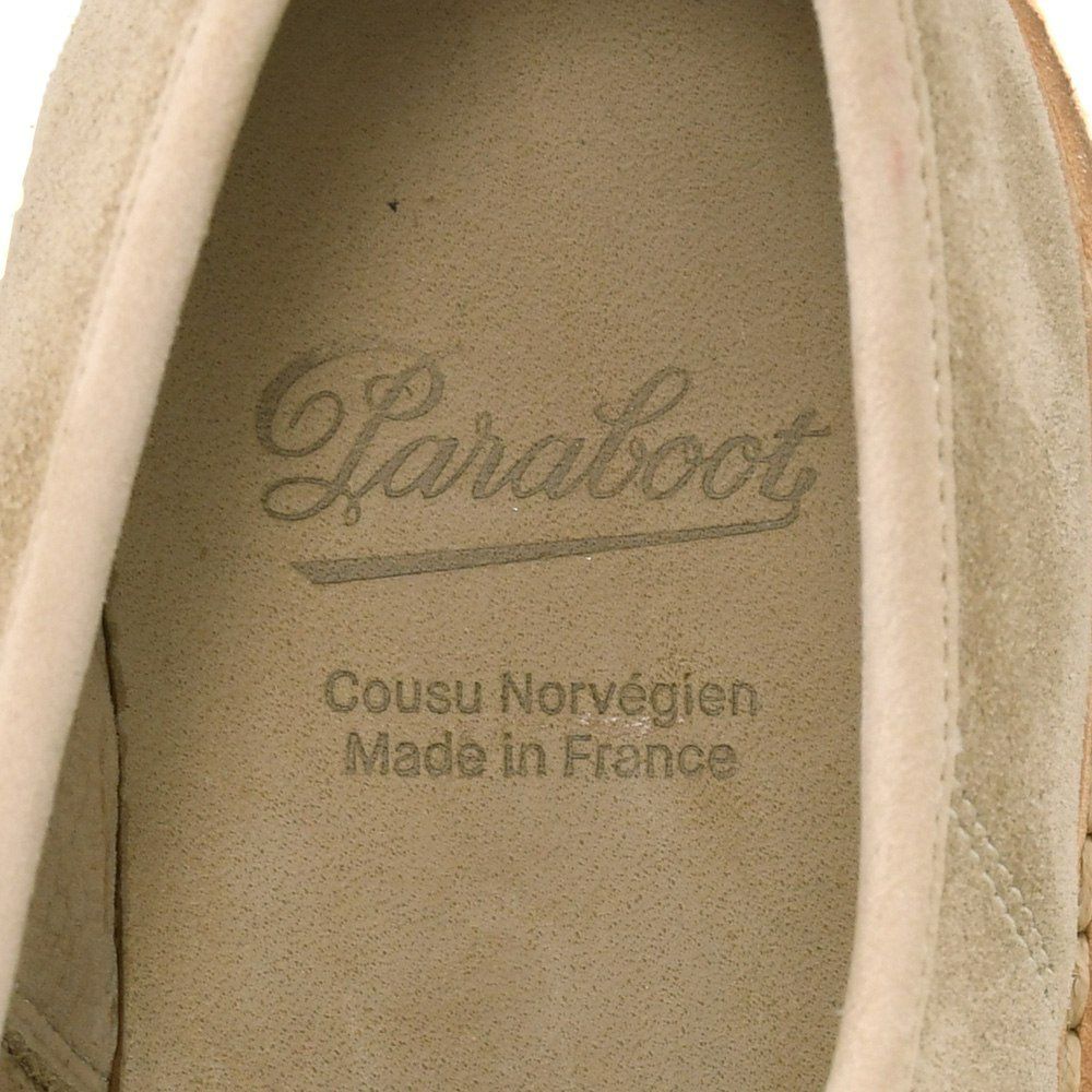 パラブーツPARABOOTチロリアンシューズメンズMICKAミクカライトベージュベロアスエードレザーARIOラバーソールレースアップフランス製国内正規品でらでら公式ブランド