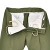 【preSALE!20%off】ビーエイブルBEABLEテーパードスラックスメンズ1プリーツパンツRICCARDOコットンストレッチオリーブバックシャーリング仕様ドローコードストレッチ国内正規品でらでら公式ブランド