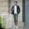 【preSALE!20%off】ビーエイブルBEABLEテーパードスラックスメンズ1プリーツパンツRICCARDOコットンストレッチオリーブバックシャーリング仕様ドローコードストレッチ国内正規品でらでら公式ブランド