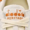 ディアドラヘリテージDIADORAHERITAGEレザースニーカーメンズローカットシューズビーエリートアッセーザB.ELITEASCESAスエードホワイト×オレンジブラウンラバーソール国内正規品でらでら公式ブランド