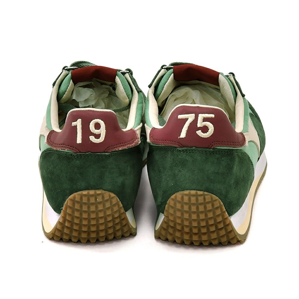 ディアドラヘリテージDIADORAHERITAGEスニーカーメンズローカットシューズエキップEQUIPECANVASSWEVOキャンバス×スエードライトグリーン×グリーンラバーソール国内正規品でらでら公式ブランド