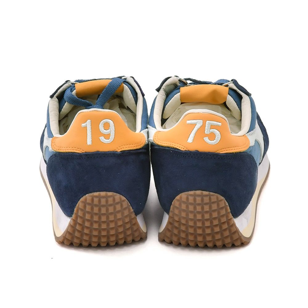 ディアドラヘリテージDIADORAHERITAGEスニーカーメンズローカットシューズエキップEQUIPECANVASSWEVOキャンバス×スエードブルー×ネイビーラバーソール国内正規品でらでら公式ブランド