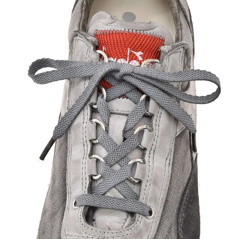 ディアドラヘリテージDIADORAHERITAGEレザースニーカーメンズローカットシューズエキップダーティーEQUIPEDIRTYSWEVOキャンバス×スエードグレー国内正規品でらでら公式ブランド