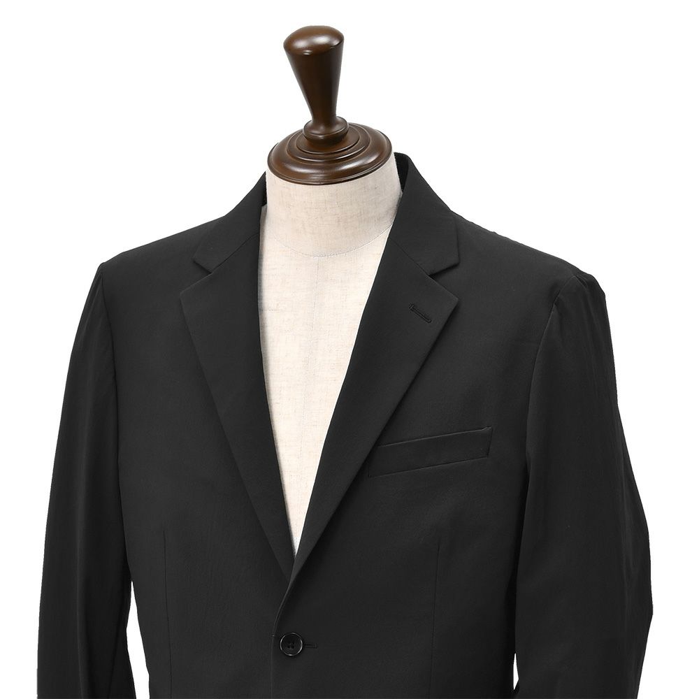 【ポイント8倍7/119:59まで】ジェイエイチプラスカルペディエムJH＋CARPEDIEMセットアップメンズシングルジャケット＆テーパードパンツ別注モデルナイロンジャージーブラック黒ストレッチ生地軽量でらでら公式ブランド