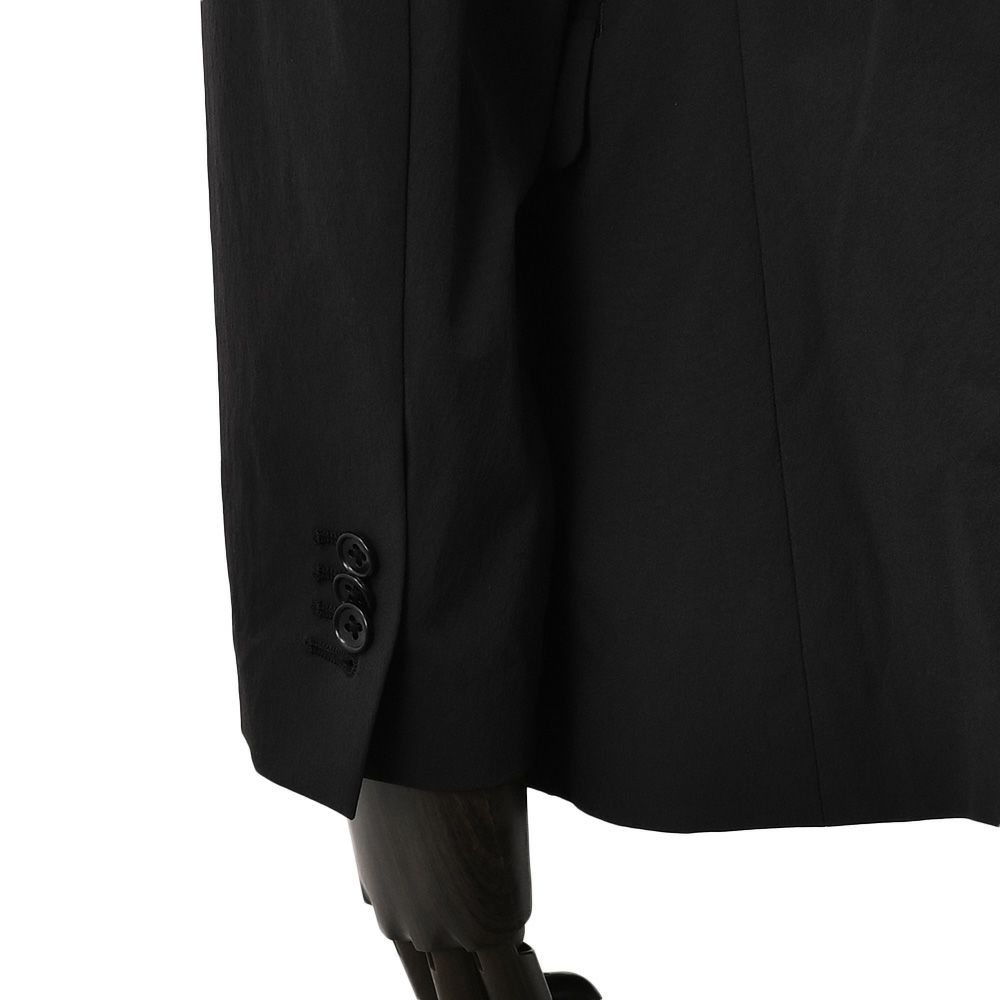 【ポイント8倍7/119:59まで】ジェイエイチプラスカルペディエムJH＋CARPEDIEMセットアップメンズシングルジャケット＆テーパードパンツ別注モデルナイロンジャージーブラック黒ストレッチ生地軽量でらでら公式ブランド