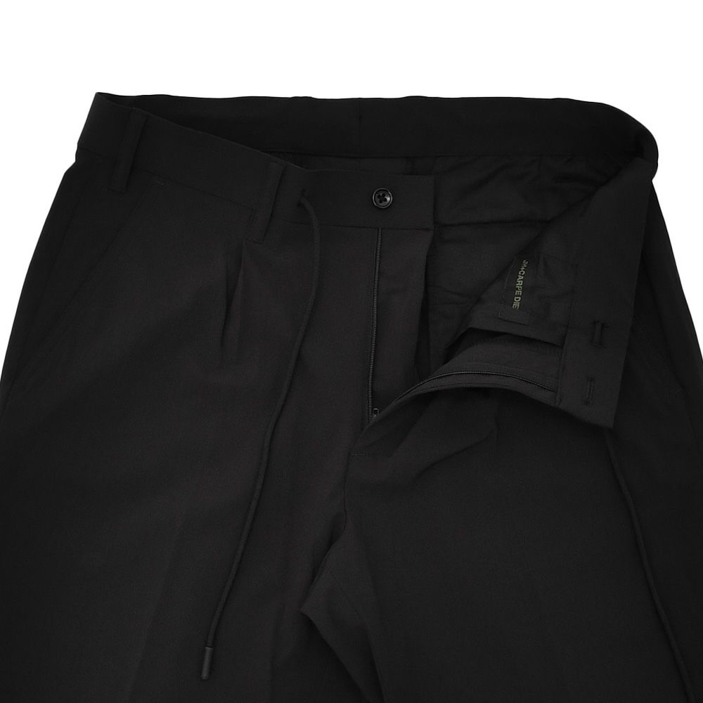 【ポイント8倍7/119:59まで】ジェイエイチプラスカルペディエムJH＋CARPEDIEMセットアップメンズシングルジャケット＆テーパードパンツ別注モデルナイロンジャージーブラック黒ストレッチ生地軽量でらでら公式ブランド