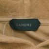 ザノーネZANONEプルオーバーパーカーメンズフーディーカプッチョCAPPUCCIOコットンパイル生地ブラウン茶色レギュラーフィットセットインスリーブ国内正規品でらでら公式ブランド