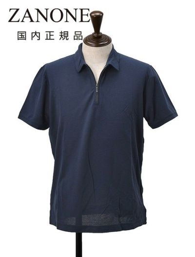 ザノーネ ZANONE 半袖ポロシャツ メンズ 鹿の子ニットポロ POLO