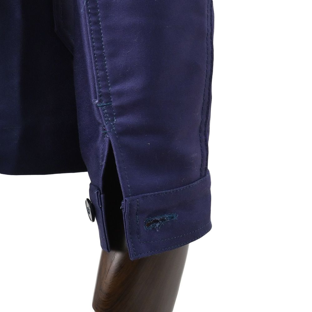 ルトラヴァイユールガリスLETRAVAILLEURGALLICEカバーオールジャケットメンズBLEUDETRAVAILコレクションモールスキンブルーネイビーレギュラーフィット国内正規品でらでら公式ブランド