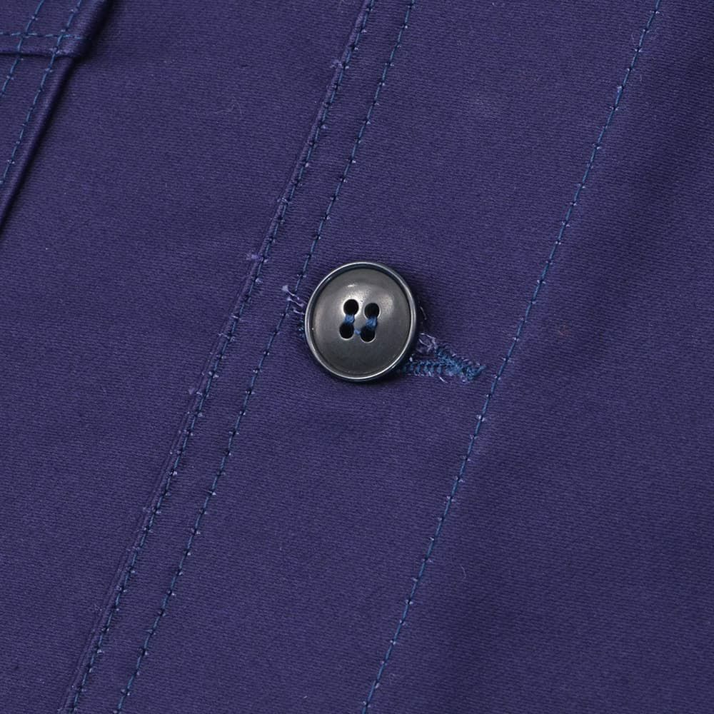 ルトラヴァイユールガリスLETRAVAILLEURGALLICEカバーオールジャケットメンズBLEUDETRAVAILコレクションモールスキンブルーネイビーレギュラーフィット国内正規品でらでら公式ブランド