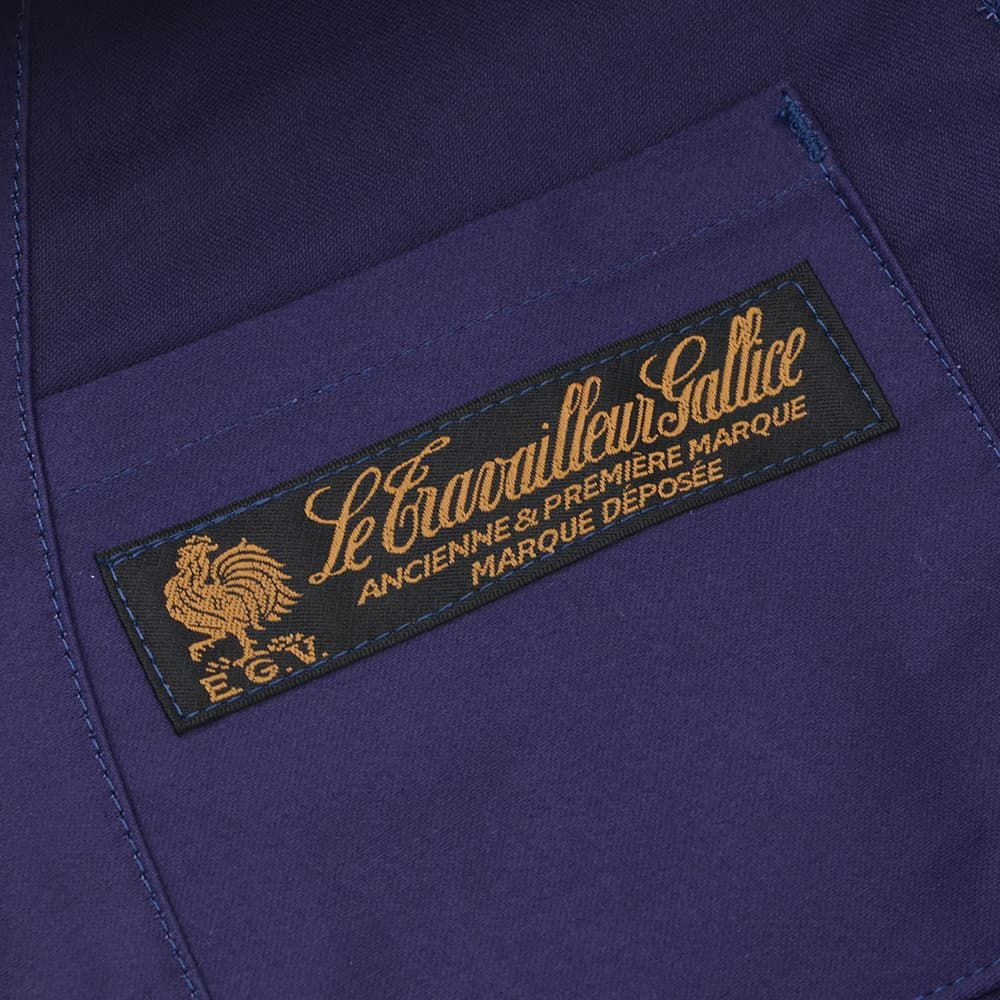 ルトラヴァイユールガリスLETRAVAILLEURGALLICEカバーオールジャケットメンズBLEUDETRAVAILコレクションモールスキンブルーネイビーレギュラーフィット国内正規品でらでら公式ブランド