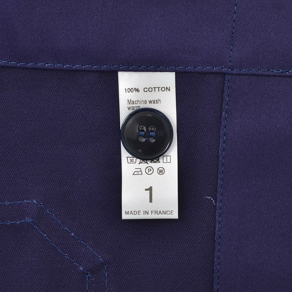 ルトラヴァイユールガリスLETRAVAILLEURGALLICEカバーオールジャケットメンズBLEUDETRAVAILコレクションモールスキンブルーネイビーレギュラーフィット国内正規品でらでら公式ブランド