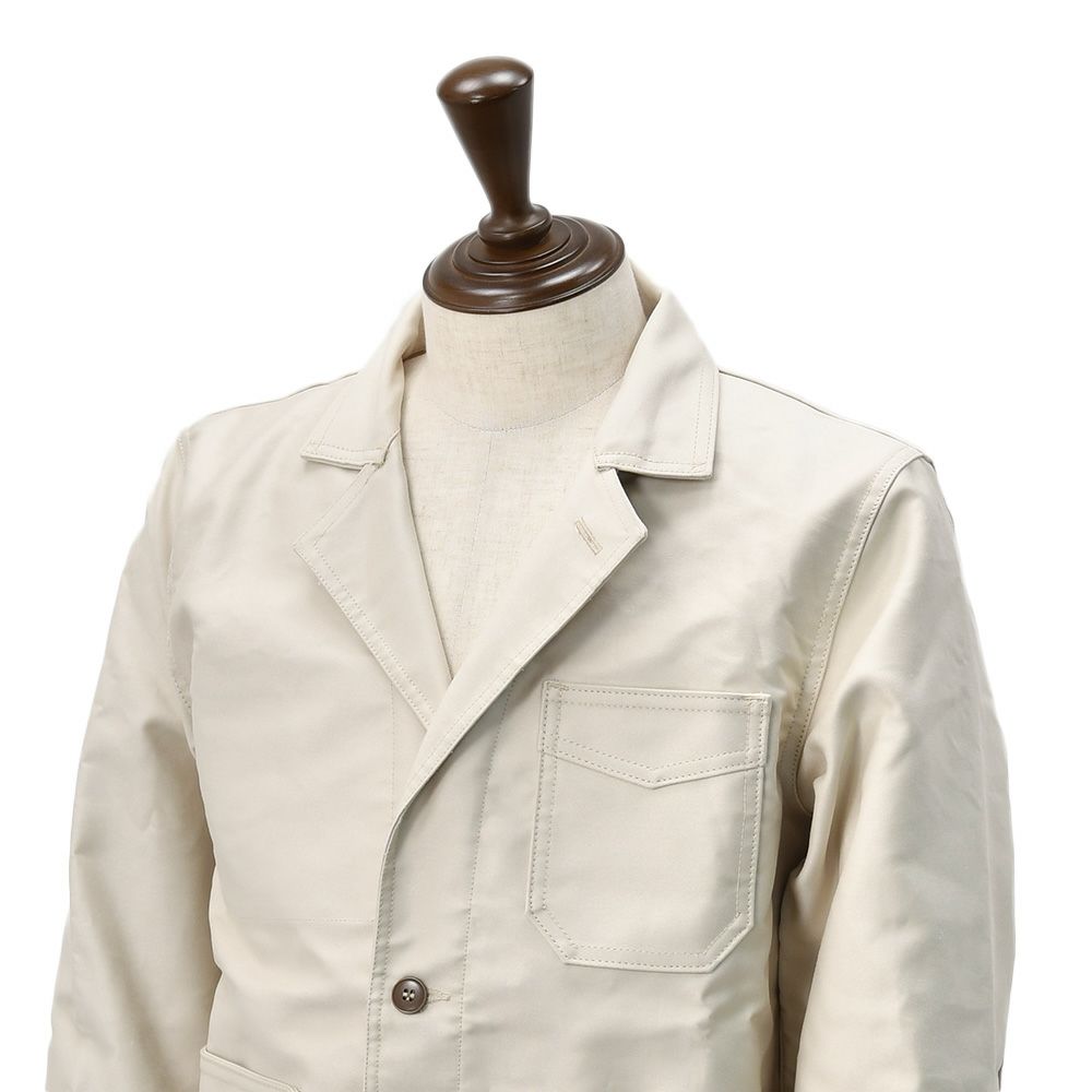 ルトラヴァイユールガリスLETRAVAILLEURGALLICEカバーオールジャケットメンズBLEUDETRAVAILコレクションモールスキンベージュレギュラーフィット国内正規品でらでら公式ブランド