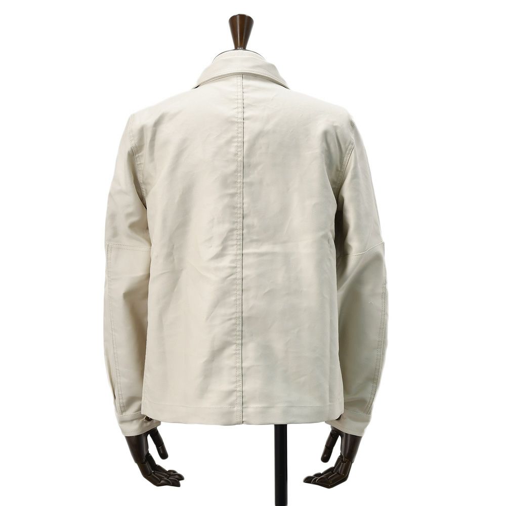 ルトラヴァイユールガリスLETRAVAILLEURGALLICEカバーオールジャケットメンズBLEUDETRAVAILコレクションモールスキンベージュレギュラーフィット国内正規品でらでら公式ブランド