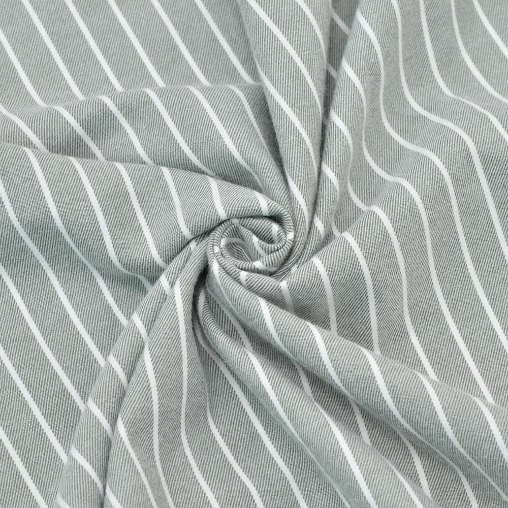 フィナモレFinamore長袖カジュアルシャツメンズSIMONEシモーネコットン生地オリーブグレーストライプブランドロゴ入り貝釦製品洗いカッタウェイ襟国内正規品でらでら公式ブランド