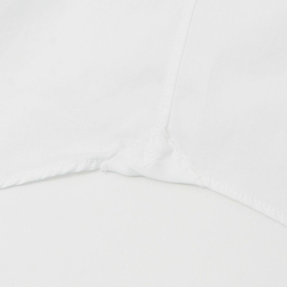 フィナモレFinamore長袖カジュアルシャツメンズSIMONEシモーネコットン生地ホワイト白ブランドロゴ入り貝釦製品洗いカッタウェイ襟国内正規品でらでら公式ブランド