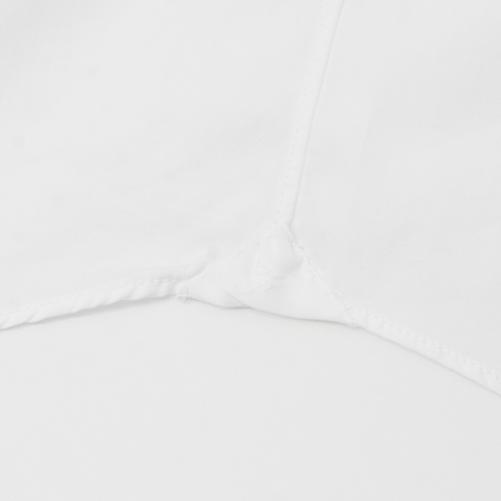 フィナモレFinamore長袖カジュアルシャツメンズSIMONEシモーネコットン生地ホワイト白ブランドロゴ入り貝釦製品洗いカッタウェイ襟国内正規品でらでら公式ブランド