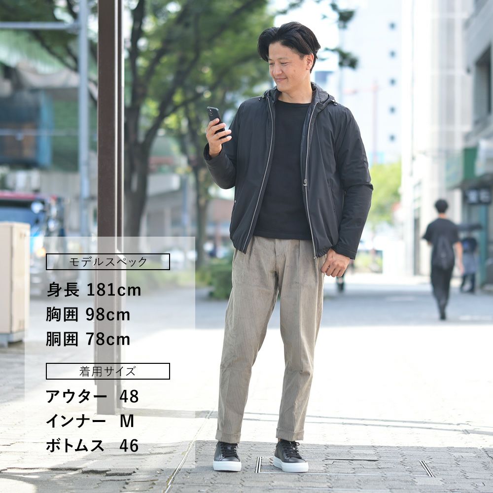 ベルウィッチBERWICHチノスラックスメンズコーデュロイパンツスコッチSCOTCHコットングレージュワイドシルエットサイドアジャスター調節国内正規品でらでら公式ブランド