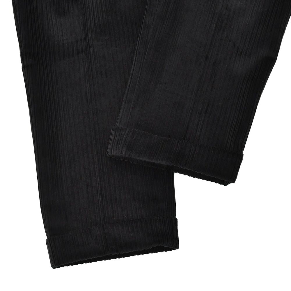 ベルウィッチBERWICHチノスラックスメンズコーデュロイパンツスコッチSCOTCHコットンブラック黒ワイドシルエットサイドアジャスター調節国内正規品でらでら公式ブランド