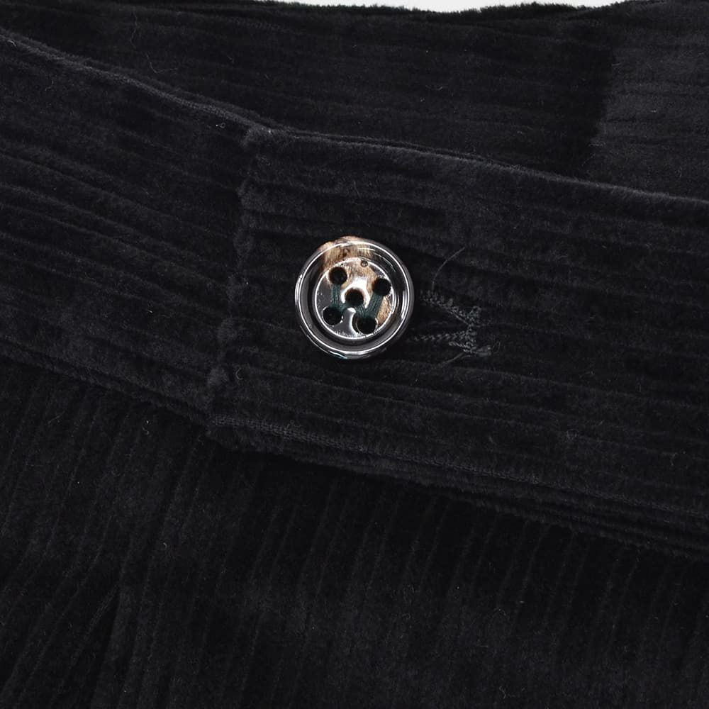 ベルウィッチBERWICHチノスラックスメンズコーデュロイパンツスコッチSCOTCHコットンブラック黒ワイドシルエットサイドアジャスター調節国内正規品でらでら公式ブランド