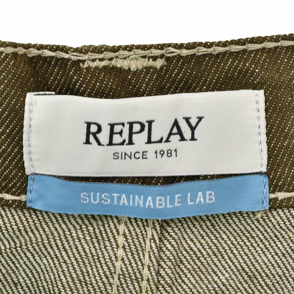 リプレイREPLAYジーンズメンズデニムパンツSTRAIGHTFITストレートフィットコットン100%ブラウン国内正規品でらでら公式ブランド