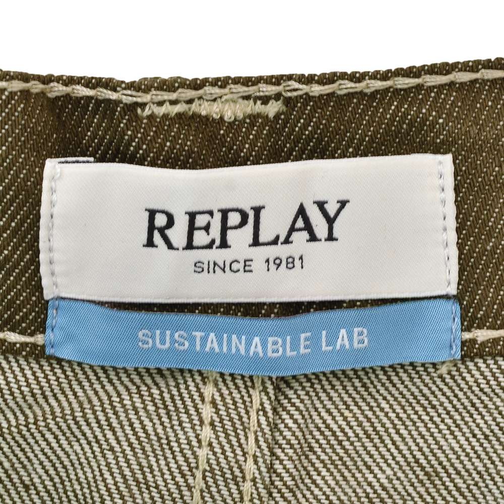 リプレイREPLAYジーンズメンズデニムパンツSTRAIGHTFITストレートフィットコットン100%ブラウン国内正規品でらでら公式ブランド