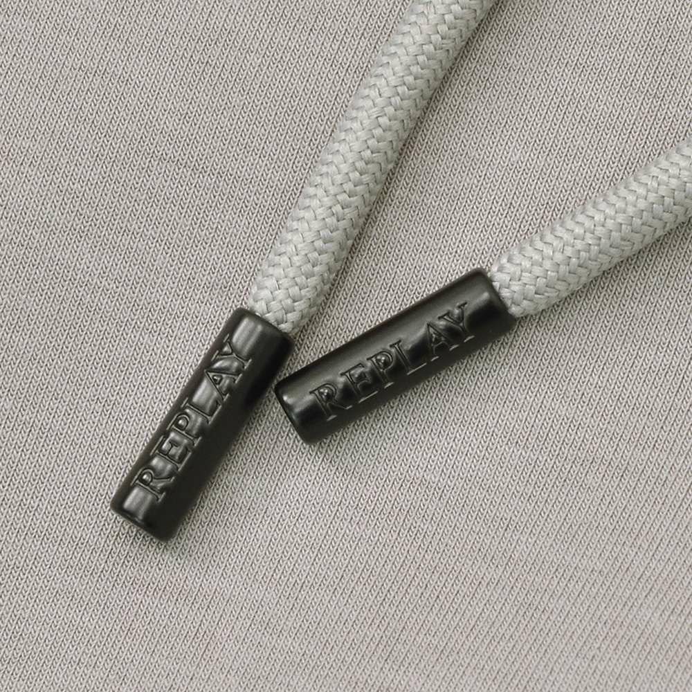 リプレイREPLAYジョガーパンツメンズカーゴジョガーコットンポリエステルグレージュ裾リブスポーツジムジャージ国内正規品でらでら公式ブランド