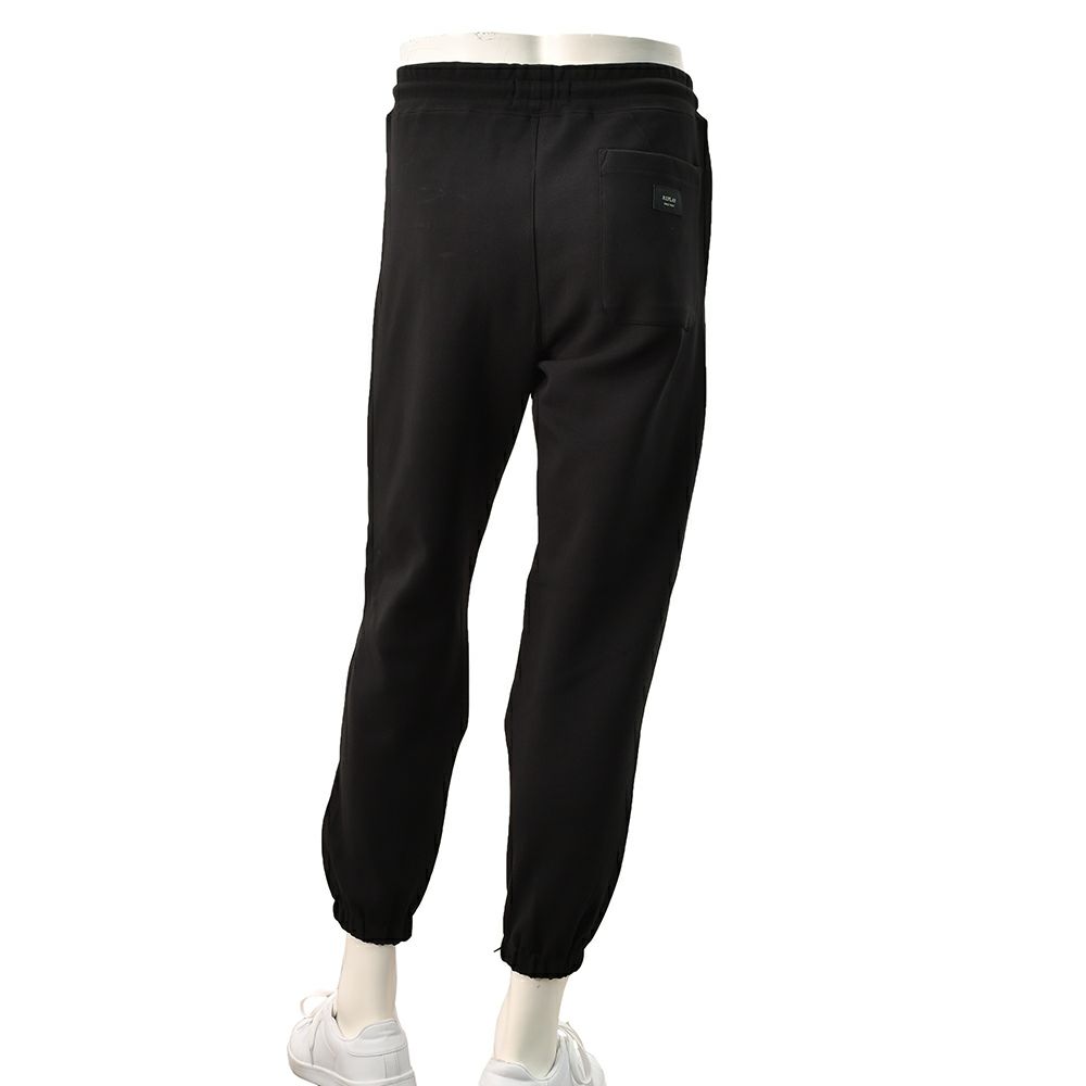 リプレイREPLAYジョガーパンツメンズスポーツジムジャージコットンポリエステルブラック黒裾リブ国内正規品でらでら公式ブランド