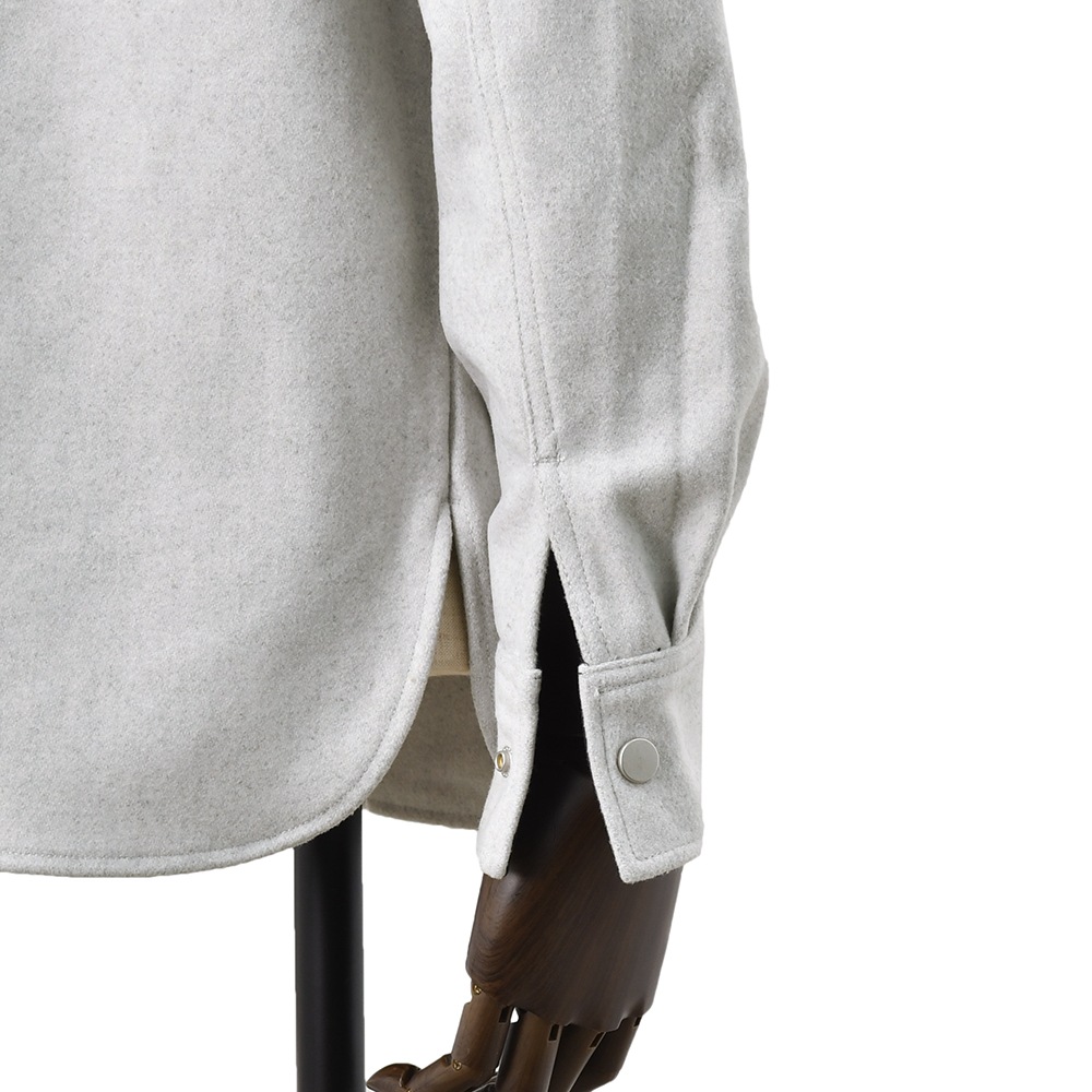 リプレイREPLAYブルゾンメンズカジュアルアウターポリエステルウールライトグレーグレージュサスティナブル国内正規品でらでら公式ブランド