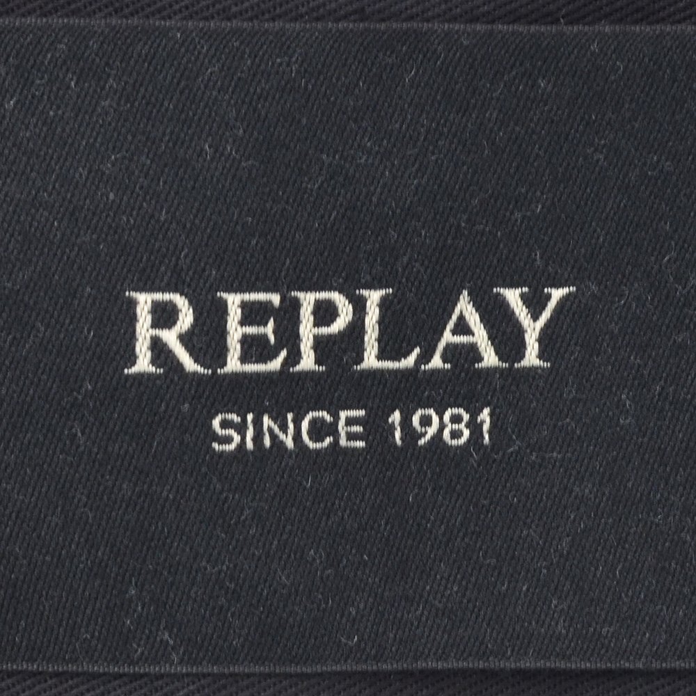 リプレイREPLAYブルゾンメンズカジュアルアウターポリエステルウールライトグレーグレージュサスティナブル国内正規品でらでら公式ブランド