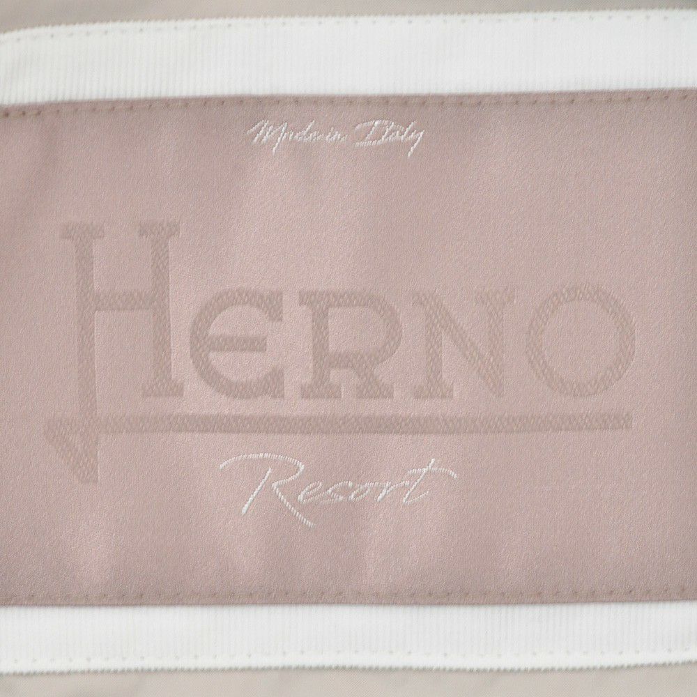 ヘルノリゾートHERNORESORTダウンジャケットメンズライトアウターダウンブルゾンPI00106UR細畝コーデュロイコットン100%ホワイト白レギュラーフィット国内正規品でらでら公式ブランド