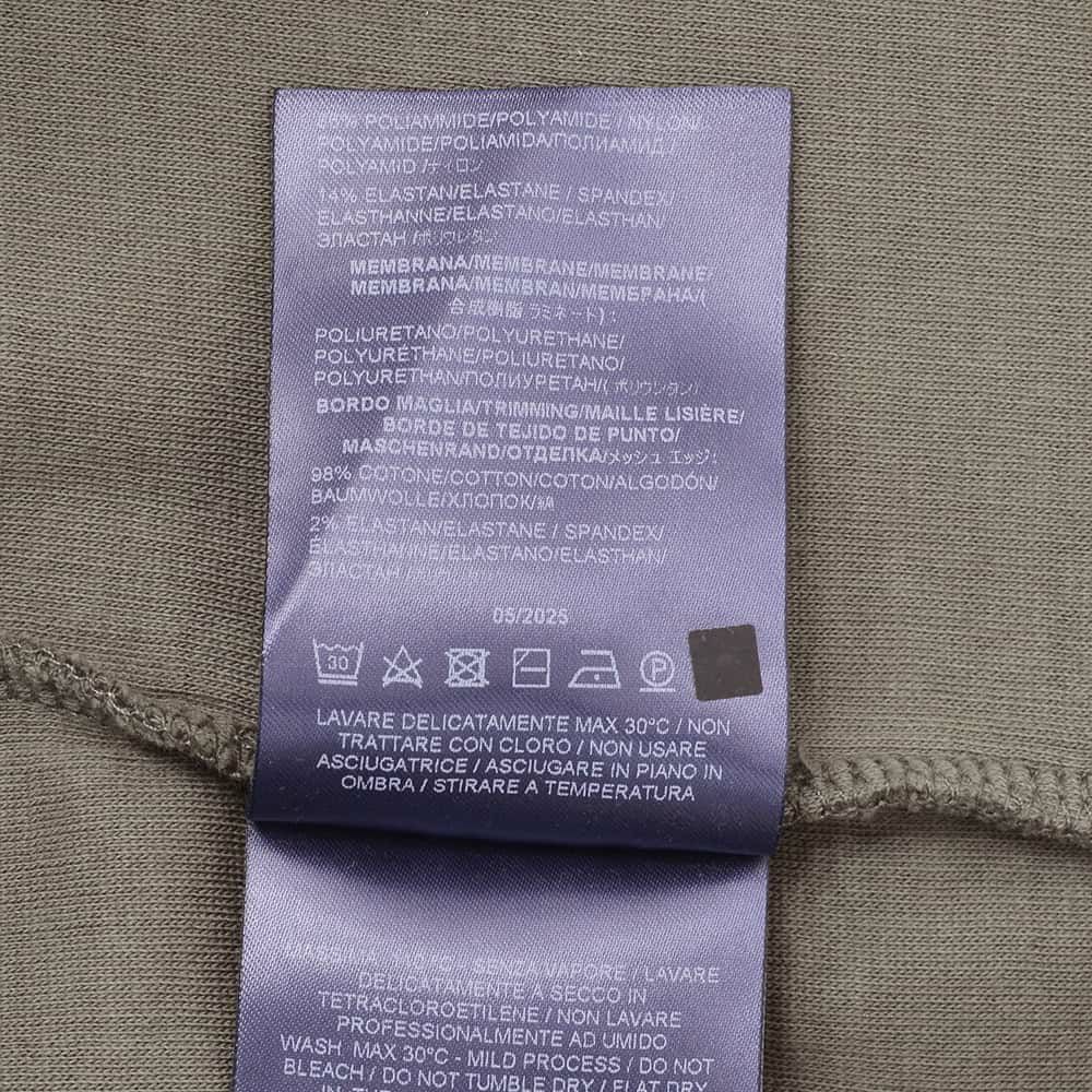 ヘルノリゾートHERNORESORTスタンドネックニットウェアメンズJL00002URコットン100%ブラウングレージュ茶フライフロント国内正規品でらでら公式ブランド