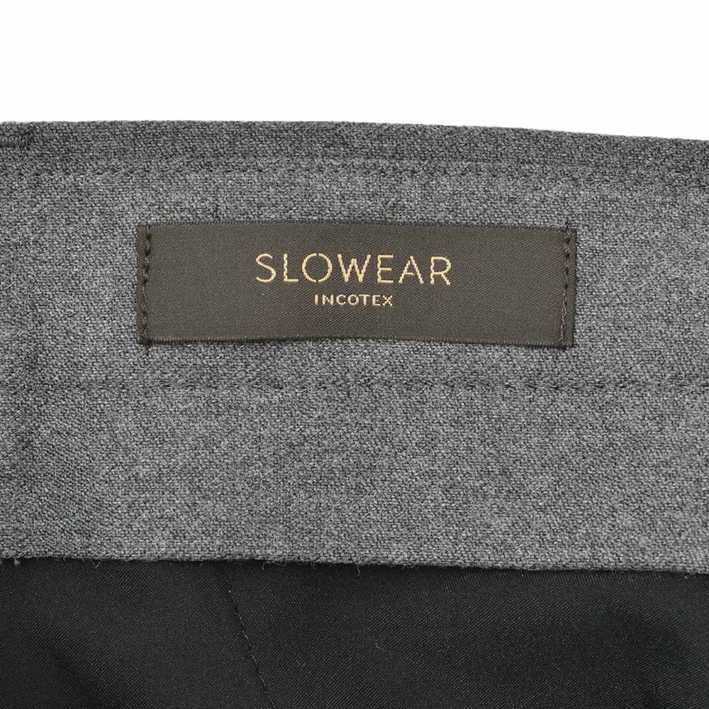 インコテックスINCOTEXスラックスメンズウールパンツ35型ウールポリエステルテクノウールサキソニーミドルグレースリムフィット国内正規品でらでら公式ブランド