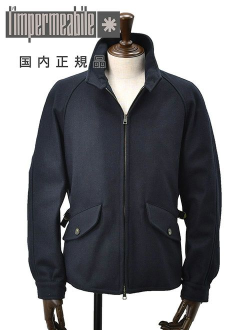 リンペルメアビレ l'impermeabile スタンドカラーブルゾン メンズ