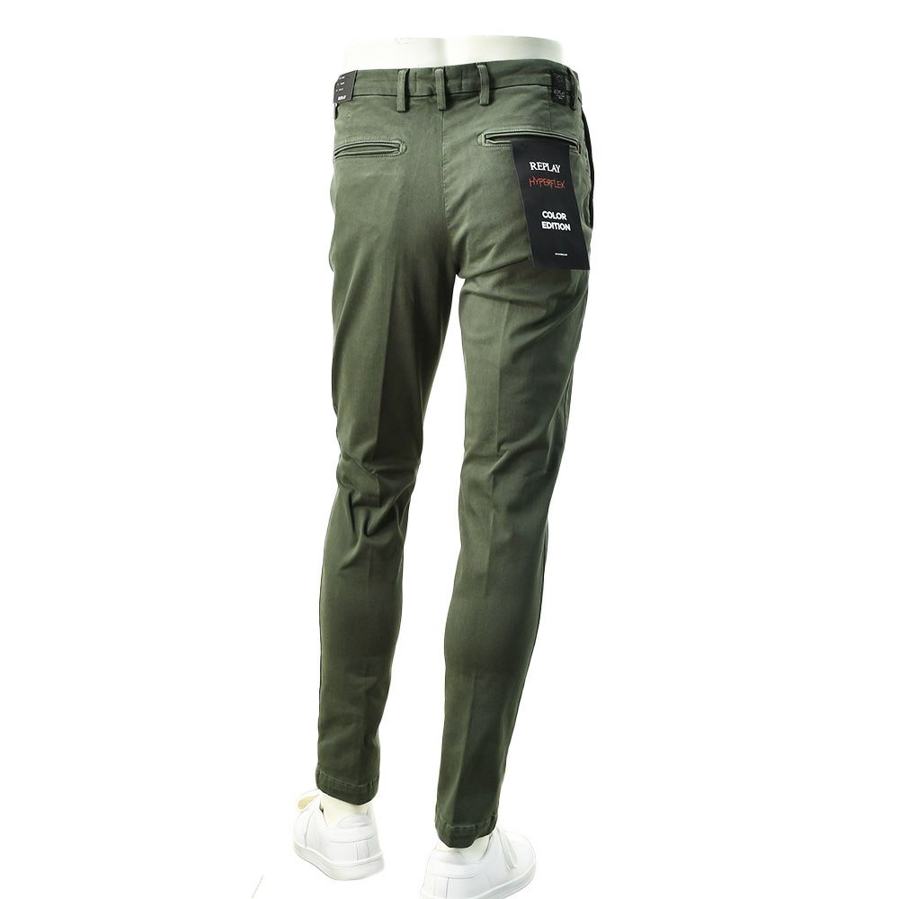 リプレイREPLAYカラーデニムメンズBENNIベニーモデルX-L.I.T.E.+シリーズコットンストレッチアッシュグレーレギュラーテーパードシルエットミドルオンス国内正規品でらでら公式ブランド