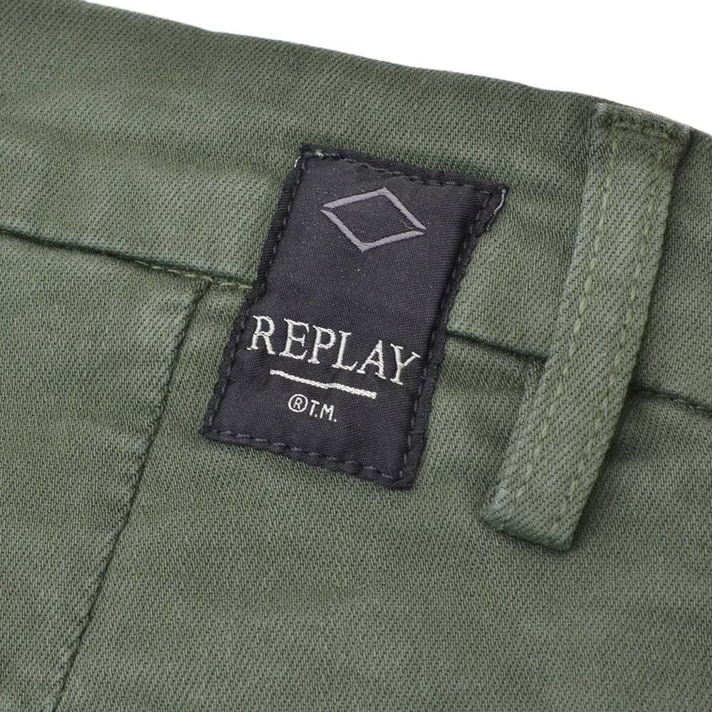 リプレイREPLAYカラーデニムメンズBENNIベニーモデルX-L.I.T.E.+シリーズコットンストレッチアッシュグレーレギュラーテーパードシルエットミドルオンス国内正規品でらでら公式ブランド