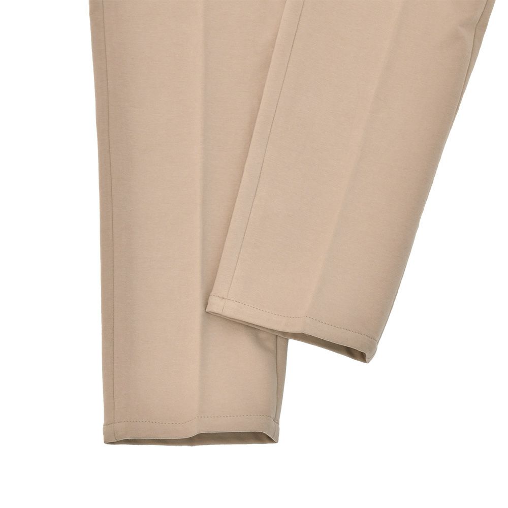 チルコロCIRCOLO1901イージースラックスメンズコットンジャージカシミヤタッチブラウンベージュ裏起毛秋冬新作セットアップ対応ワンプリーツ国内正規品でらでら公式ブランド